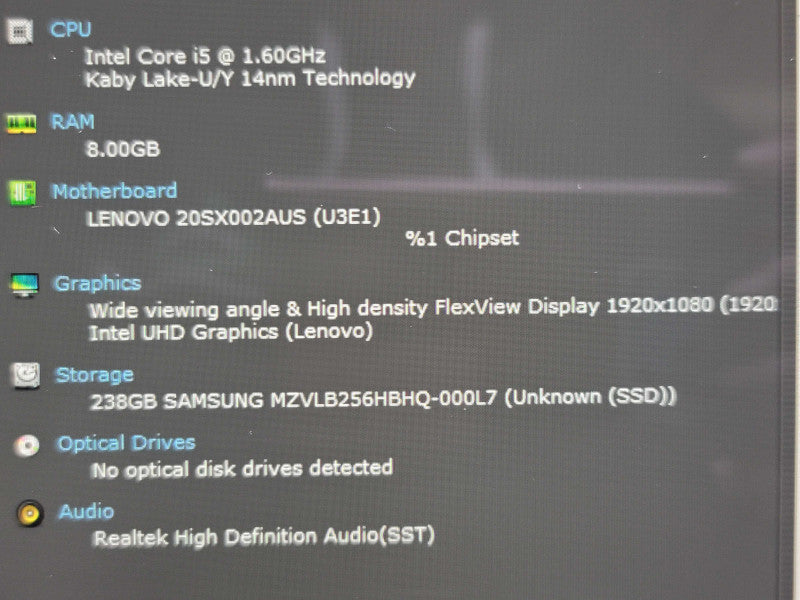 Lenovo ThinkPad X13 Yoga| i5- 10210U| 8GB DDR3| 256GB SSD  β Lap200