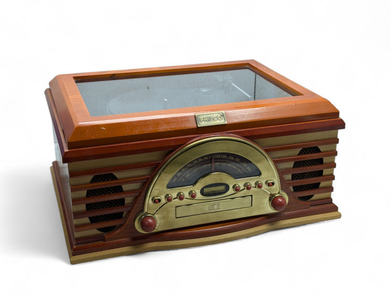 PHILCO LOUVER turntable CD player Radio