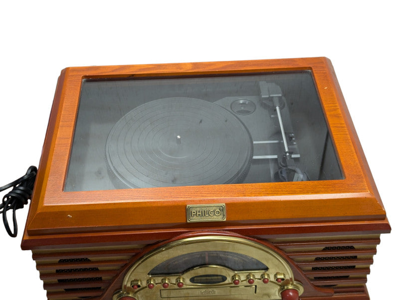 PHILCO LOUVER turntable CD player Radio  -
