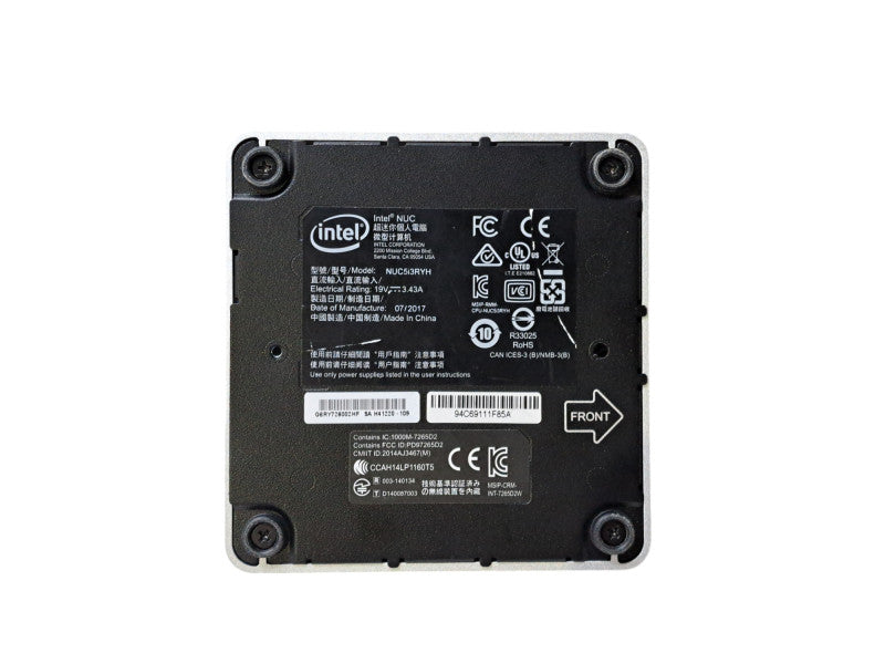 Intel NUC Mini-PC NUC5i3RYH | Core i3-5010U, 4GB RAM | No HDD/OS