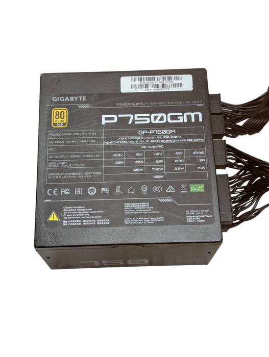 GIGABYTE P750GM 750W Fully Modular Power Supply -