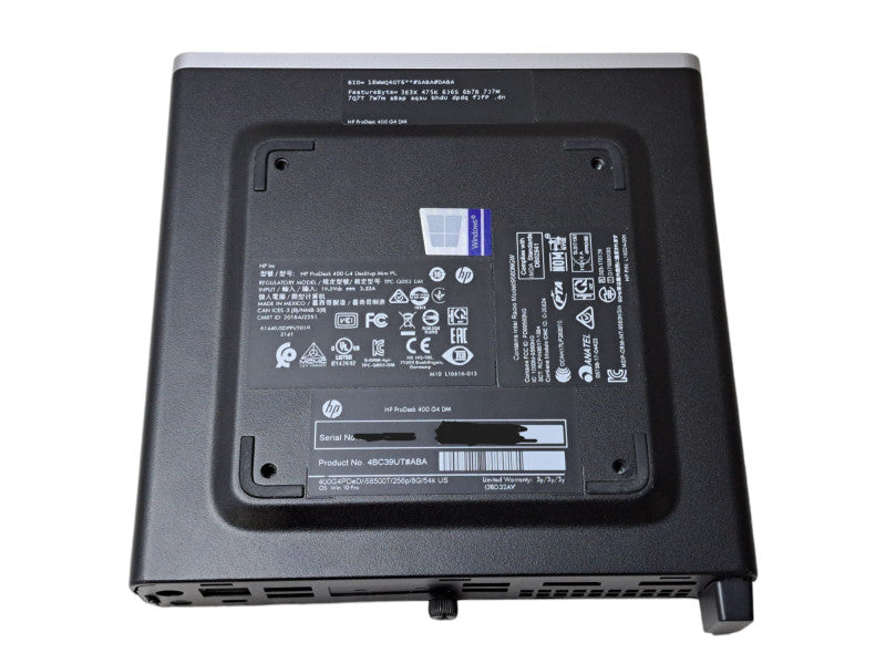 HP ProDesk 400 G4 USFF | i5-8500T @ 2.10GHz 6C, 16GB DDR4, No HDD/OS
