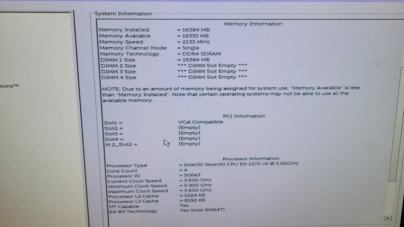 Dell Precision T3620 - Xeon E3-1270 V5 | 16GB RAM | NO HDD | QUADRO K2000 %