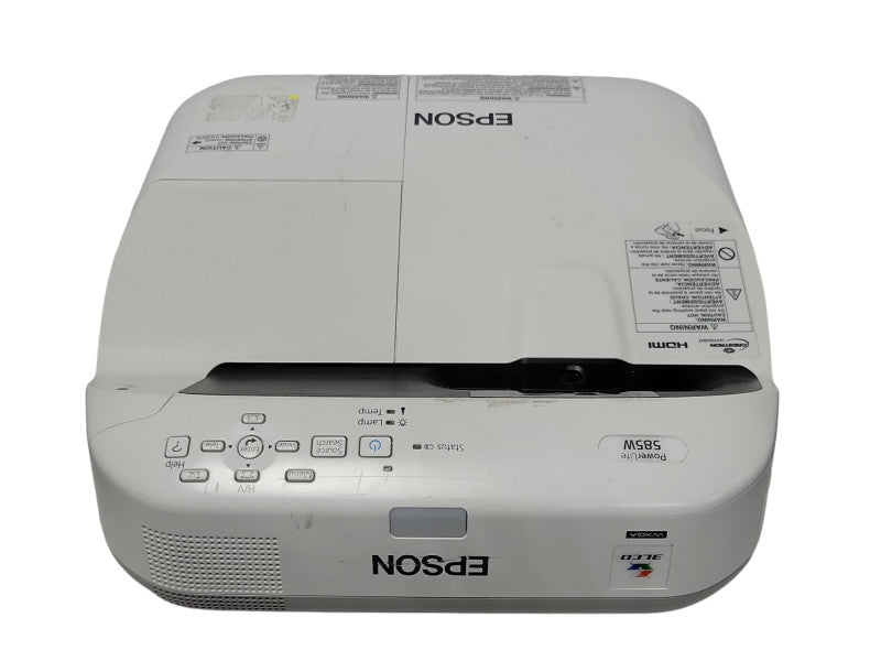 Epson PowerLite 585W WXGA UST 3300 Lumens HDMI Projector 203 Lamp Hours _