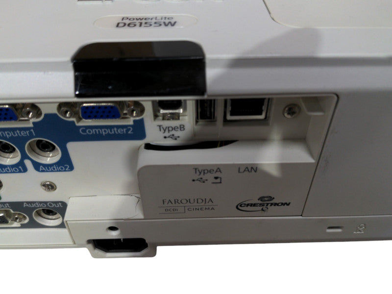 Epson PowerLite D6155W H396A WXGA 3LCD Wifi Projector,Lamp Hour: 1500-2000hrs Q