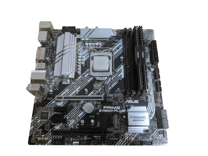 Intel Core i7-10700K - Asus Prime Z490M-PLUS |16GB DDR4 | No HDD | I/O Shield