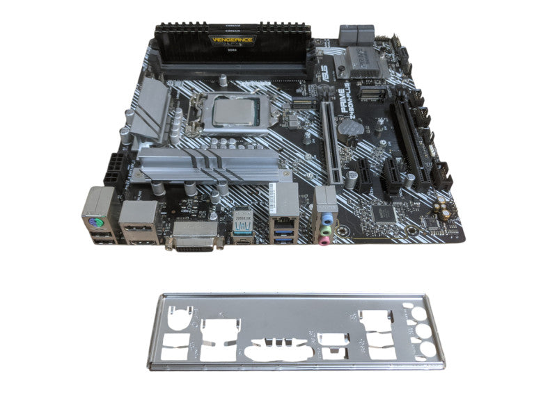 Intel Core i7-10700K - Asus Prime Z490M-PLUS |16GB DDR4 | No HDD | I/O Shield