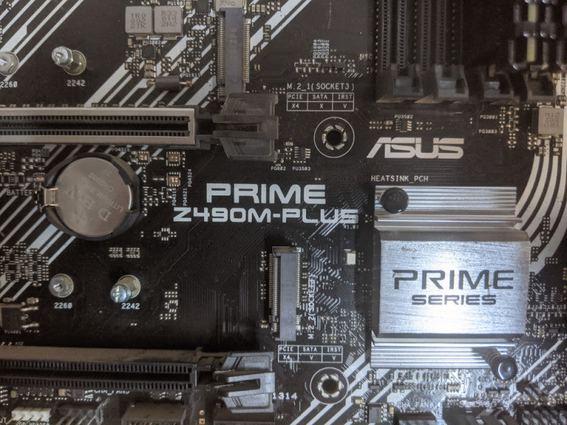 Intel Core i7-10700K - Asus Prime Z490M-PLUS |16GB DDR4 | No HDD | I/O Shield