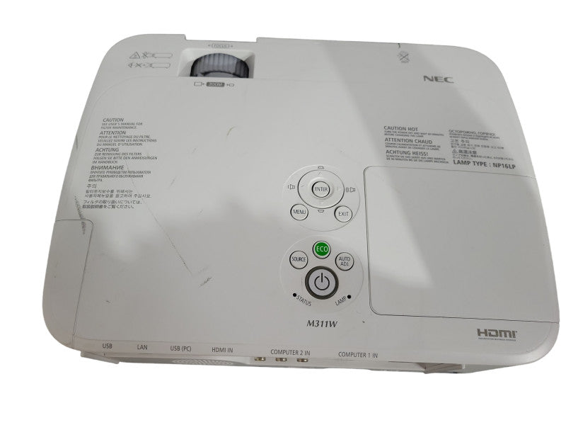 NEC NP-M311W LCD Projector (4127Lamp Hours) !