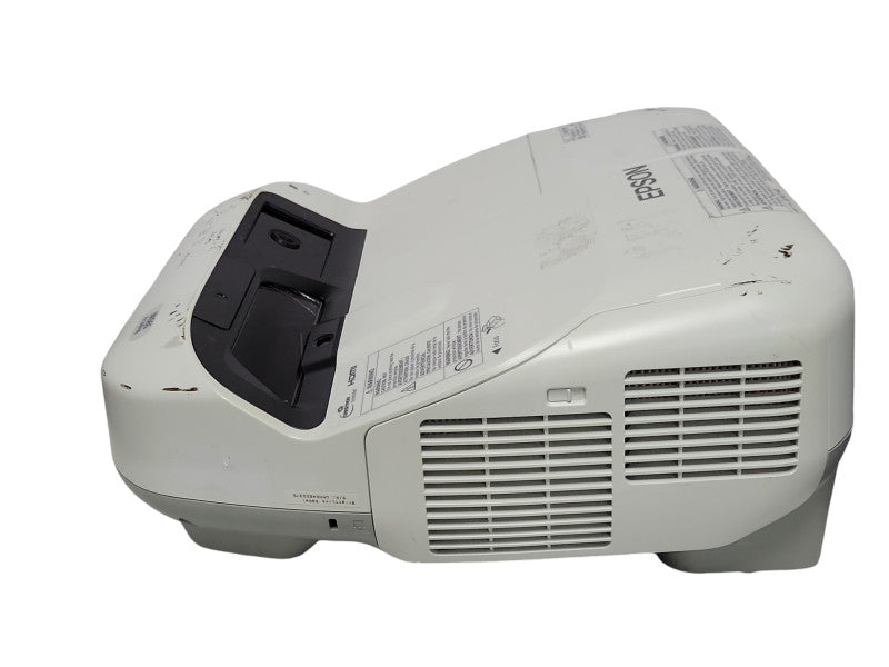 Epson 595Wi Ultra Short Throw 3LCD Projector w/ lamp 266H, No Remote _