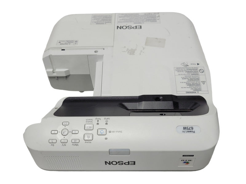 Epson PowerLite 675W Projector 3LCD Projector 1010 Lamp Hours, No Remote _