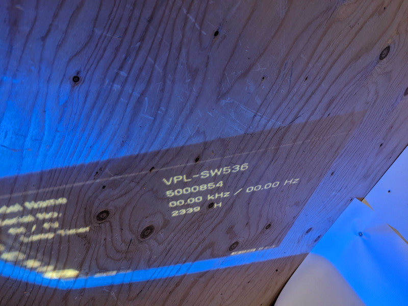 Sony VPL-SW535 Ultra Short Throw WXGA Projector, Lamp Hour: 2339Hrs