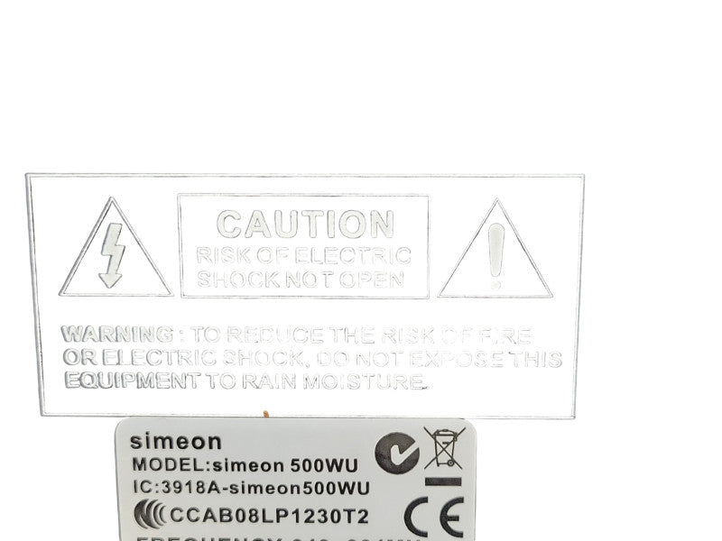 Simeon 500WU Diversity Portable UHF Soundeld FM System w/ MIC READ _
