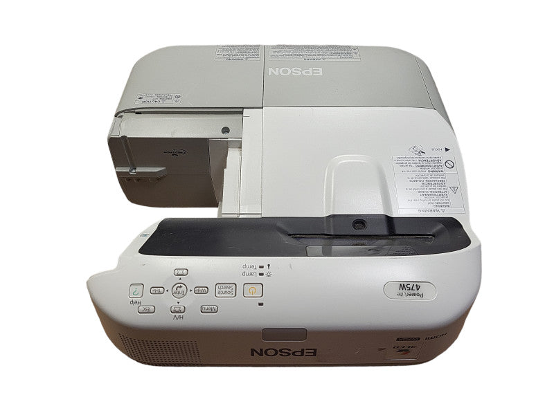 EPSON POWERLITE 475W H455A 1280 x 800 WHITE HDMI PROJECTOR LAMP HOURS: 3570h $