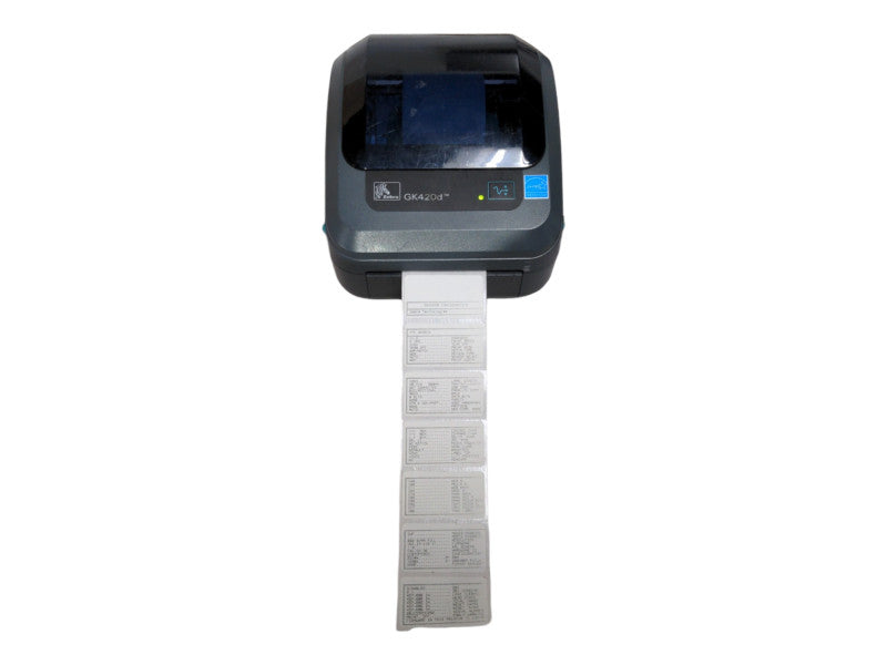 Zebra GK420d Direct Thermal Barcode Label Printer, TESTED