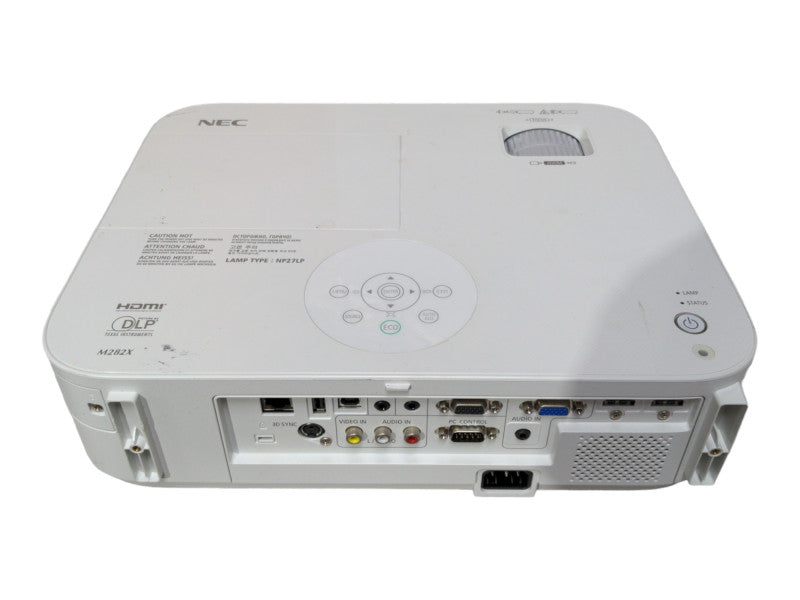 NEC M282X DLP PROJECTOR, LAMP HOUR: 4506Hrs