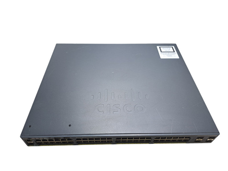 Cisco WS-C2960X-48LPS-L V02 | 48-Port Gigabit PoE+ 370W Switch | 4x SFP