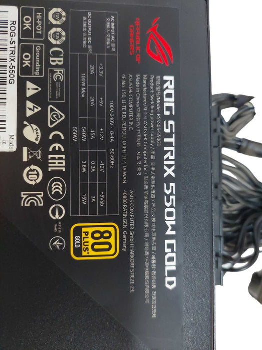 ASUS ROG STRIX 550W Gold Power Supply  =