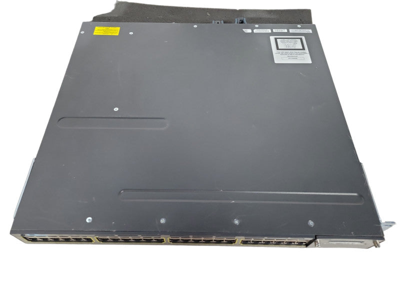 Cisco WS-C3750X-48PF-S 48-Port Gigabit PoE Switch No PSU READ !