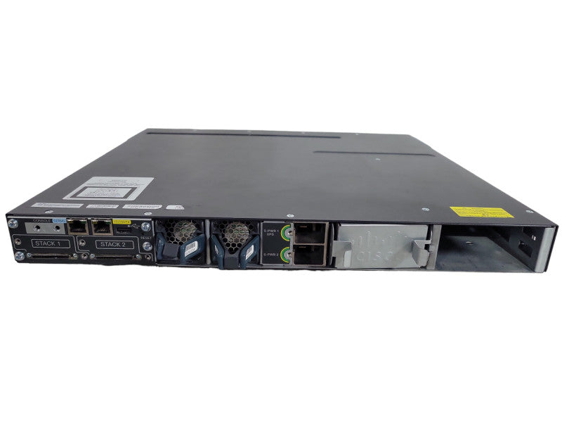 Cisco WS-C3750X-48PF-S 48-Port Gigabit PoE Switch No PSU READ !