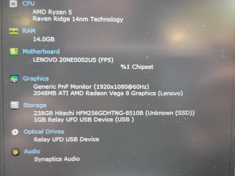 Lenovo ThinkPad E14 | Ryzen 5 4500U| 16GB DDR4| Radeon Vega 8| 256GB SSD READ β Lap200
