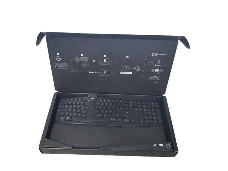 Logitech ERGO K860 For Business (Bluetooth Ergonomic Keyboard) — NEW OPEN BOX