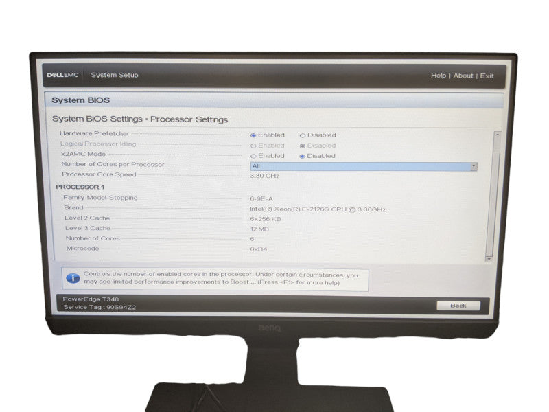 DELL PowerEdge T340 | Xeon E-2126G | 16GB DDR4 | No HDD | No RAID
