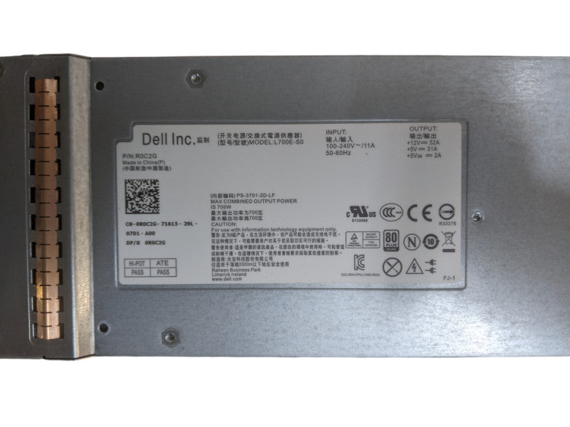Dell EqualLogic PS4110 700w Server Power Supply | L700E-S0 Q