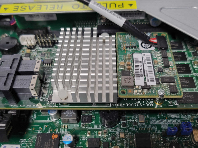 SuperMicro H11DSU-iN 1U, 2x AMD EPYC 7301, 16GB DDR4, OC-S3108L-H8iR, READ _