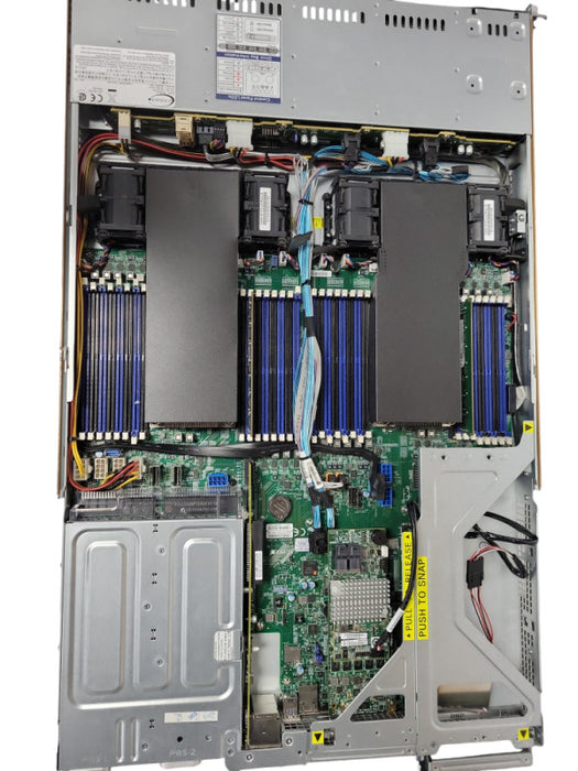 SuperMicro H11DSU-iN 1U, 2x AMD EPYC 7301, 16GB DDR4, OC-S3108L-H8iR, READ _