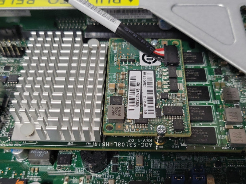 SuperMicro H11DSU-iN 1U, 2x AMD EPYC 7301, 16GB DDR4, OC-S3108L-H8iR, READ _