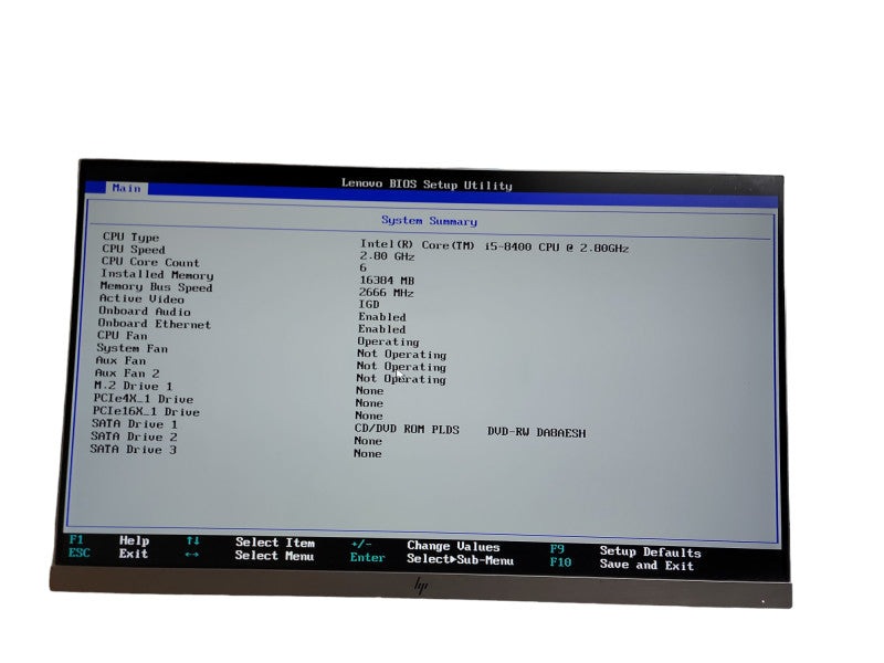 Lenovo ThinkCentre M720s SFF i5 - 8400 CPU @ 2.8GHz 16GB DDR4 Ram θ
