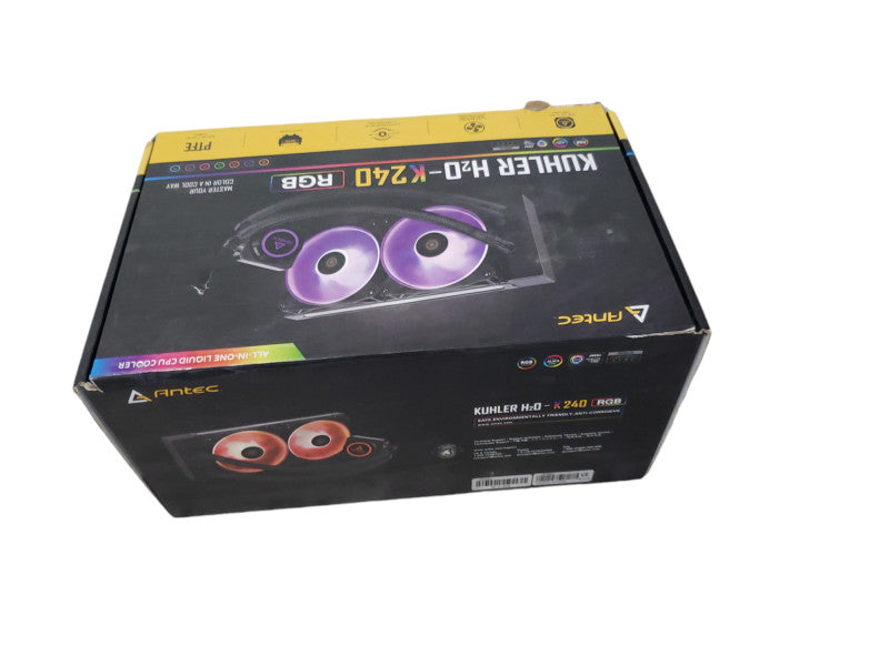 Antec Kuhler H2O K240 RGB 2400mm AiO Liquid CPU Cooler with Wired RGB Control