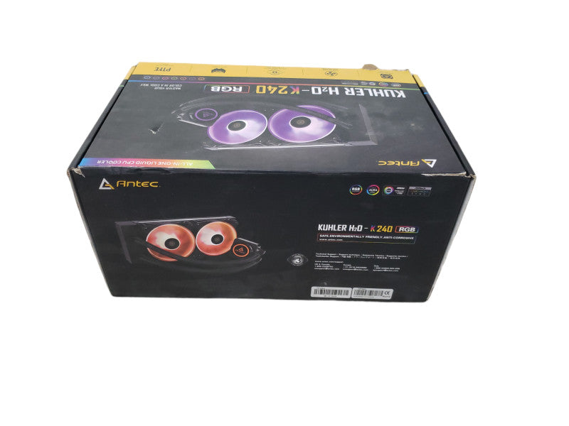 Antec Kuhler H2O K240 RGB 2400mm AiO Liquid CPU Cooler with Wired RGB Control