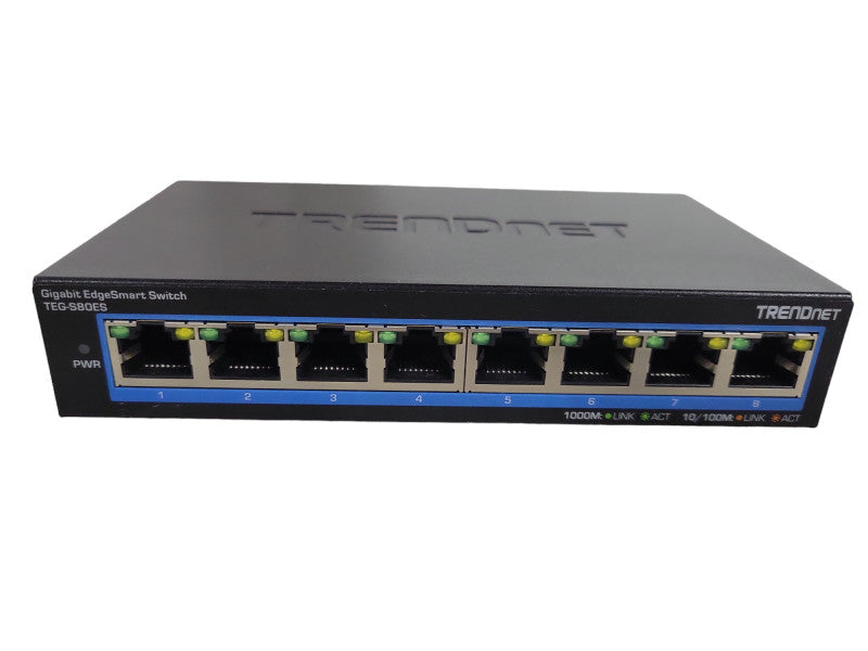 TRENDnet TEG-S80ES 8-Port Gigabit EdgeSmart Switch !