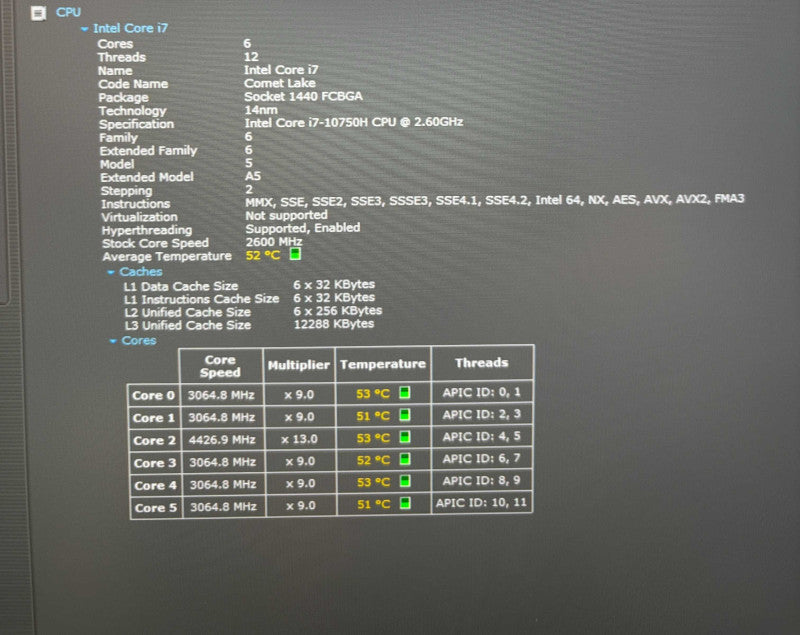 Dell XPS 15 9500 i7-10750H@2.6GHz GeForce GTX 1650 Ti 4GB GPU 16GB RAM 512SSD  Lap200