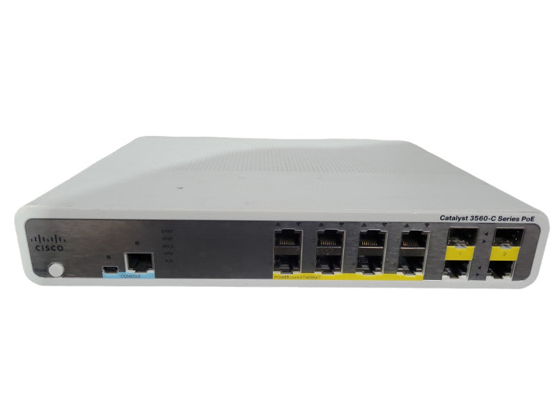 Cisco WS-C3560C-8PC-S V01 8 Port Catalyst 3560-CG Series PoE Ethernet Switch !