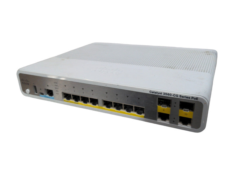 Cisco WS-C3560CG-8PC-S 8 Port Catalyst 3560-CG Series PoE Ethernet Switch