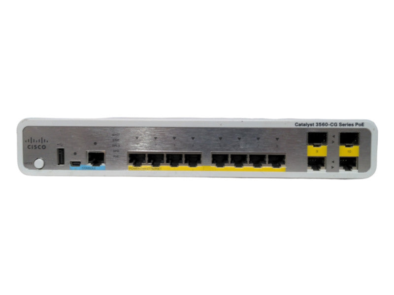 Cisco WS-C3560CG-8PC-S 8 Port Catalyst 3560-CG Series PoE Ethernet Switch