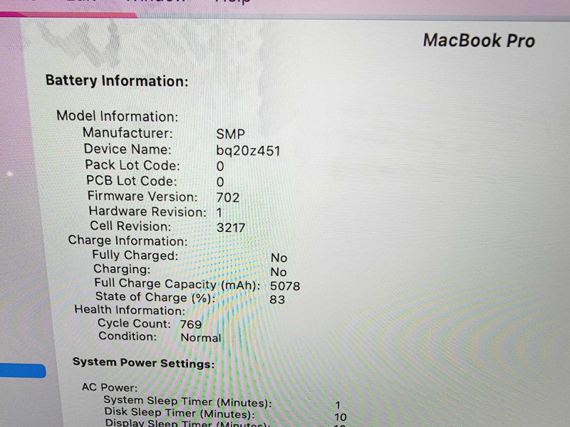 Apple Macbook Pro Retina 13" 2-Core i5-5287U @ 2.9GHz 16GB DDR3 512GB SSD (