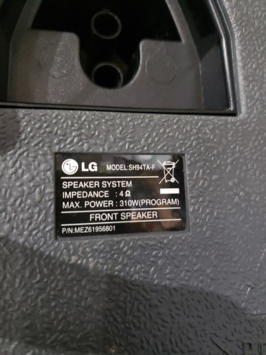 4 x Genuine Original LG Tower Speakers System Model:SH94TA-F