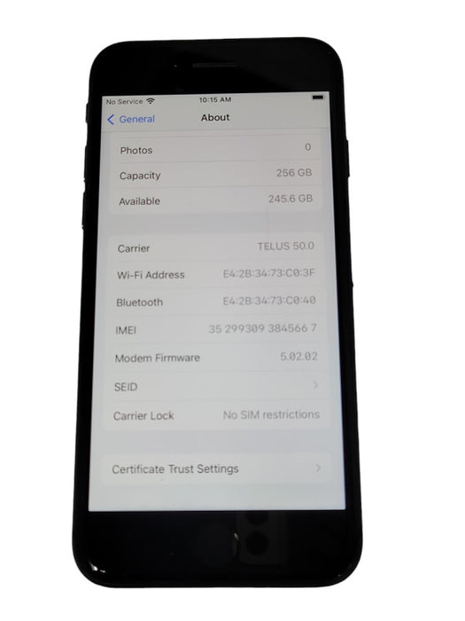 Apple iPhone 8 256GB Unlocked Smart Phone _