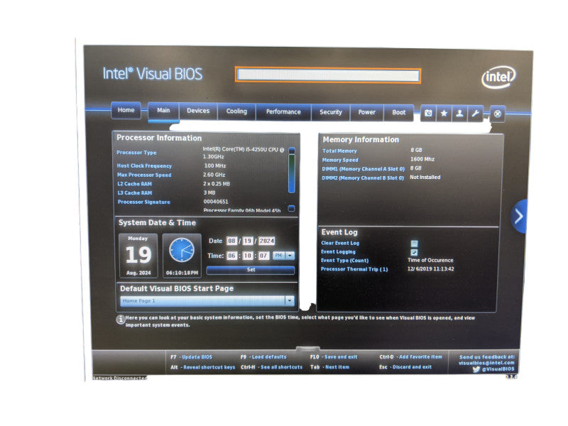 Intel NUC D54250WYK | Core i5-4250U | 8GB DDR3 | No HDD/No OS