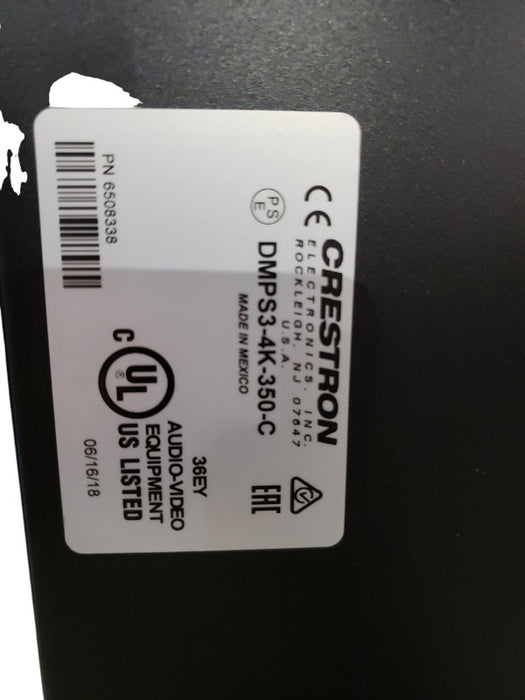 CRESTRON dmps3-4k-350-c 4K Digital Media Presentation system