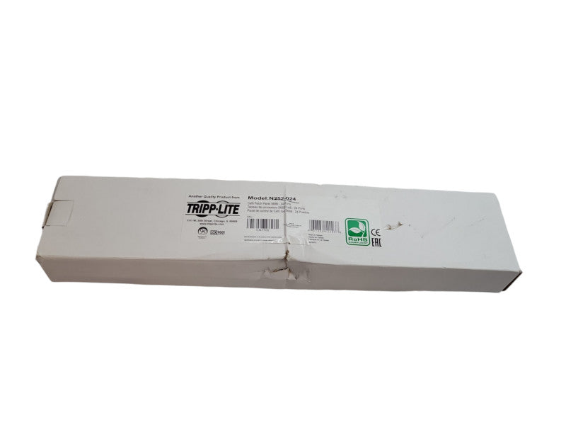 TRIPP LITE N252-024 CAT6 Patch Panel Rackmount 568B - 24 Ports Q%