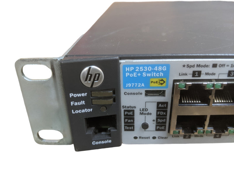 HP 2530-48G PoE+ J9772A 48 Port Gigabit PoE+ 4x SFP Network Switch