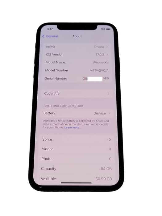 Apple iPhone XS 64GB unlocked phone _