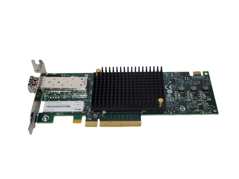 Lenovo Emulex 01CV833 Single Port 16Gb FC HBA w/ 1x AVAGO AFBR-57F5MZ, LP _