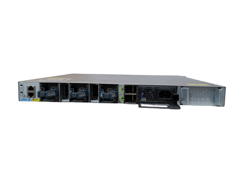 Cisco WS-C3850-24P-S 24 Port Gigabit PoE+ Switch w/ C3850-NM-2-10G, 1x PSU