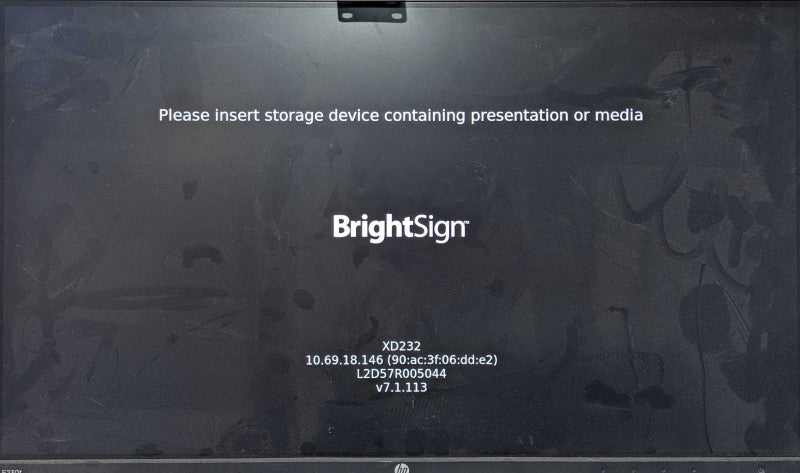 BrightSign XD2 XD232 Network Interactive Digital Signage